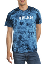 Salem Tie Dye Tee by SmartPrintsInk Designs – Men's 100% Cotton Comfort in Cyclone, Crystal, and Spiral Patterns